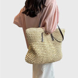 Sara | Woven Shopper Bag