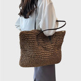 Sara | Woven Shopper Bag