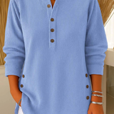 Lena | Henley tunika z gumbi
