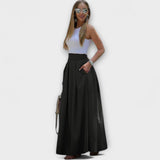 Simona | Eleganten Maxirok z visokim pasom