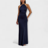 Nina | Slinky Obleka Maxikleid z Ovratnikom