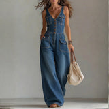 Klara | Sproščene denim naramnice