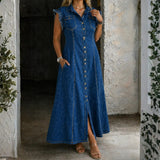 Danijela | Denim obleka v velikosti