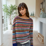 Ksenija | Sproščena in udobna striped pulover
