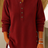 Lena | Henley tunika z gumbi