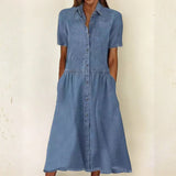 Sofie | Kratka denim obleka