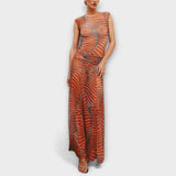 Tjaša | Sijajni mrežasti bodysuit
