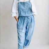 Jana | Ohlapen denim kombinezon