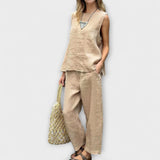 Petra | Sproščeno bombažno-linen oblačilo