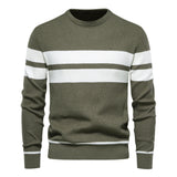 Kaufmann™ | Moodne meeste pullover triibulise mustriga