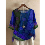 Valerie - Barvni boho-top