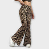 Meta | Leopard Bootcut Hlače