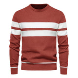 Kaufmann™ | Moodne meeste pullover triibulise mustriga