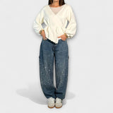 Vesna | Shine Jeans Jeans v Balloon Carpenter slogu