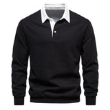 Emil - Elegantne dolge rokave Poloshirt meestele