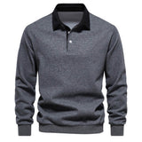 Emil - Elegantne dolge rokave Poloshirt meestele