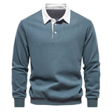 Emil - Elegantne dolge rokave Poloshirt meestele