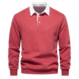 Emil - Elegantne dolge rokave Poloshirt meestele