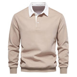 Emil - Elegantne dolge rokave Poloshirt meestele
