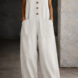 Ema | Denim z vintage pranjem kombinezon