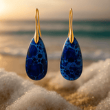 Lina | Uhani Abyssal Blue