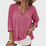 Anna - Poletna Lanena Bluza