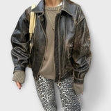 Lea | Vintage jeans z leopardjim vzorcem