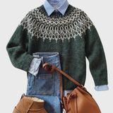 Nora | Klasičen vintage pulover