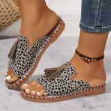 AURA | Boho sandali s pomponi Nathalie
