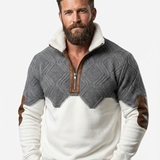 Will™ - Eleganten und bequemer Herrenpullover mit warmem Fleecekragen