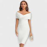 Karla | Elegantna obleka z V-izrezom