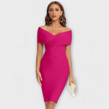 Karla | Elegantna obleka z V-izrezom