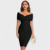 Karla | Elegantna obleka z V-izrezom