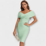 Karla | Elegantna obleka z V-izrezom