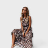 Petra | Boho midi obleka s pikami
