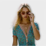 Maja | Boho Midikleid