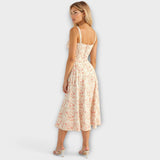 Vera | Korset Midikleid Obleke