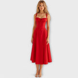 Vera | Korset Midikleid Obleke