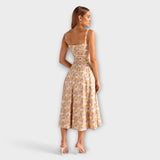 Vera | Korset Midikleid Obleke