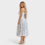 Vera | Korset Midikleid Obleke