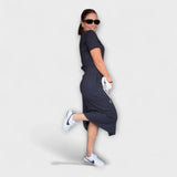 Sara | Eleganten top z V-izrezom in krilo