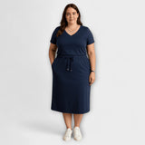 Sara | Eleganten top z V-izrezom in krilo