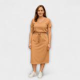 Sara | Eleganten top z V-izrezom in krilo