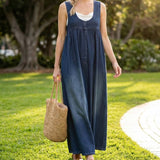 Barbara | Maxi obleka iz vintage denima