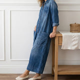 Monika | Denim kombinezon iz bombaža