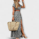 Liza | Lahka Boho maxi obleka